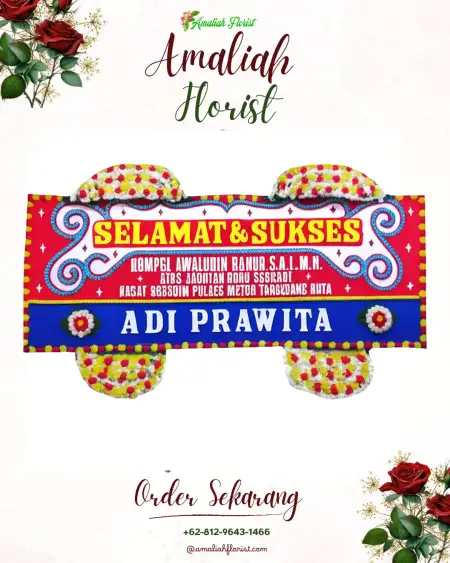 Papan Bunga Ucapan Selamat Suwidak